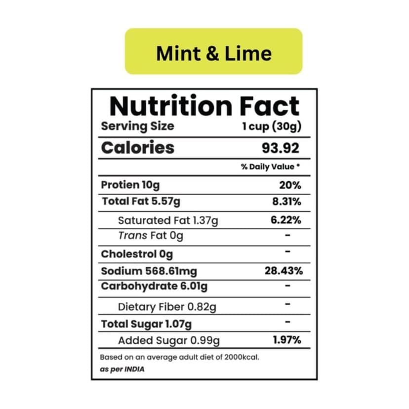 FarmFresco Mint & Lime Protein Multigrain Chips 40g (Pack of 3) view 5