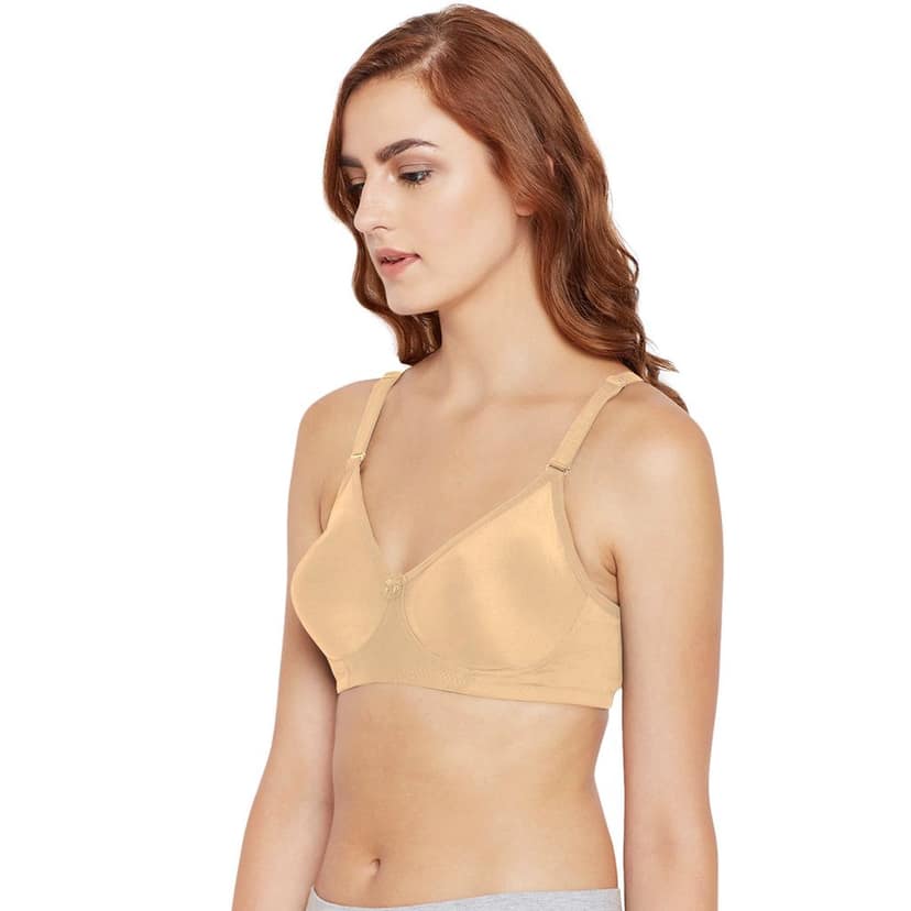 Bodycare Polycotton Non Padded Non wired Seamless cup bra-Pack of 3 view 3