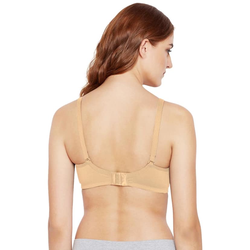Bodycare Polycotton Non Padded Non wired Seamless cup bra-Pack of 3 view 4