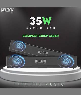 NEUTON PRO MUSIC BAR 35 W Bluetooth Speaker Bluetooth v5.0 with USB,SD card Slot Playback Time 6 hrs Black