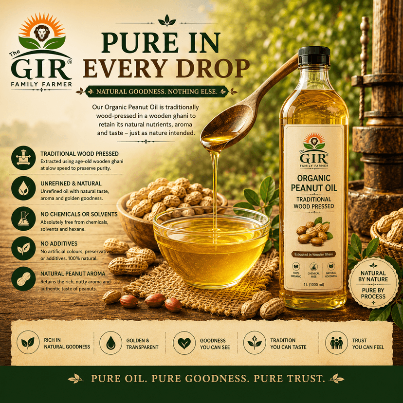 Organic Groundnut Oil - Naturally Pure view 4