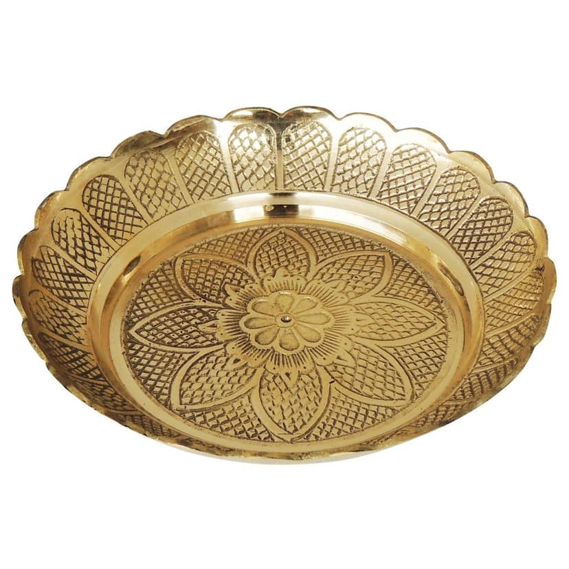 Brass Tortoise Plate No. 5.5 (ZMAS186 J) view 2