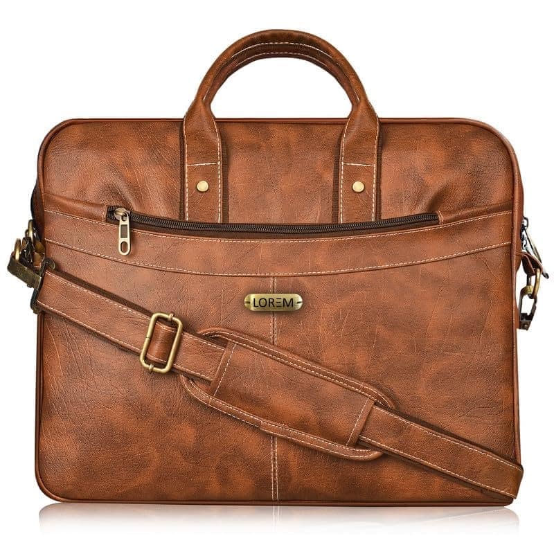 LOREM 10L Faux Leather Messenger Bag For Men & Women-UF