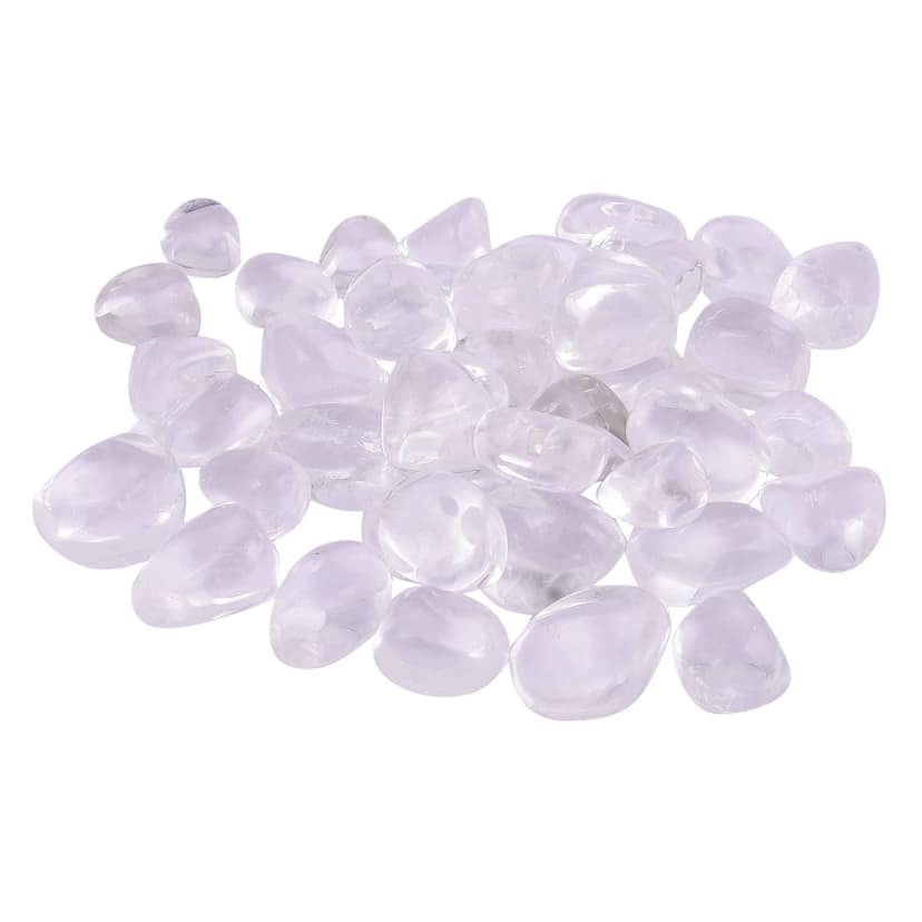 Crystals Quartz Tumble | Natural Energised Tumble Stone Gemstone,Crystal Pebble Tumble Stones for Reiki Healing,Aquariam,Gardening,Decorating,Home,Office,Pocket Stone(KI_15) by Krishna Impex view 2