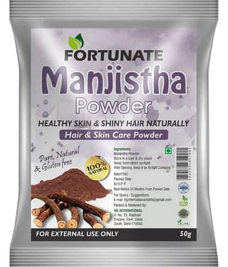 Organic Manjistha Root Powder | Rubia Cordifolia (Indian Maddar)