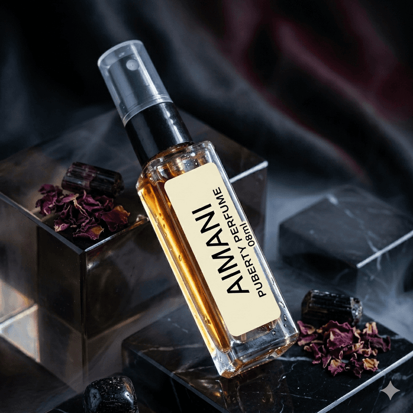 Aimani Puberty Premium Perfume for Men Women | 24 Hours Long Lasting Non Alcoholic Perfume | Sweet Fruity Floral Musk Scent | Luxury Arabic Fragrance for Daily Use | 08ml view 7