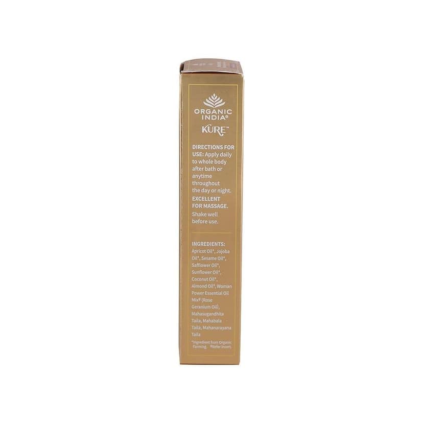 Organic India Women's Body Oil Revitalising Rose Geranium, 120 ml view 3
