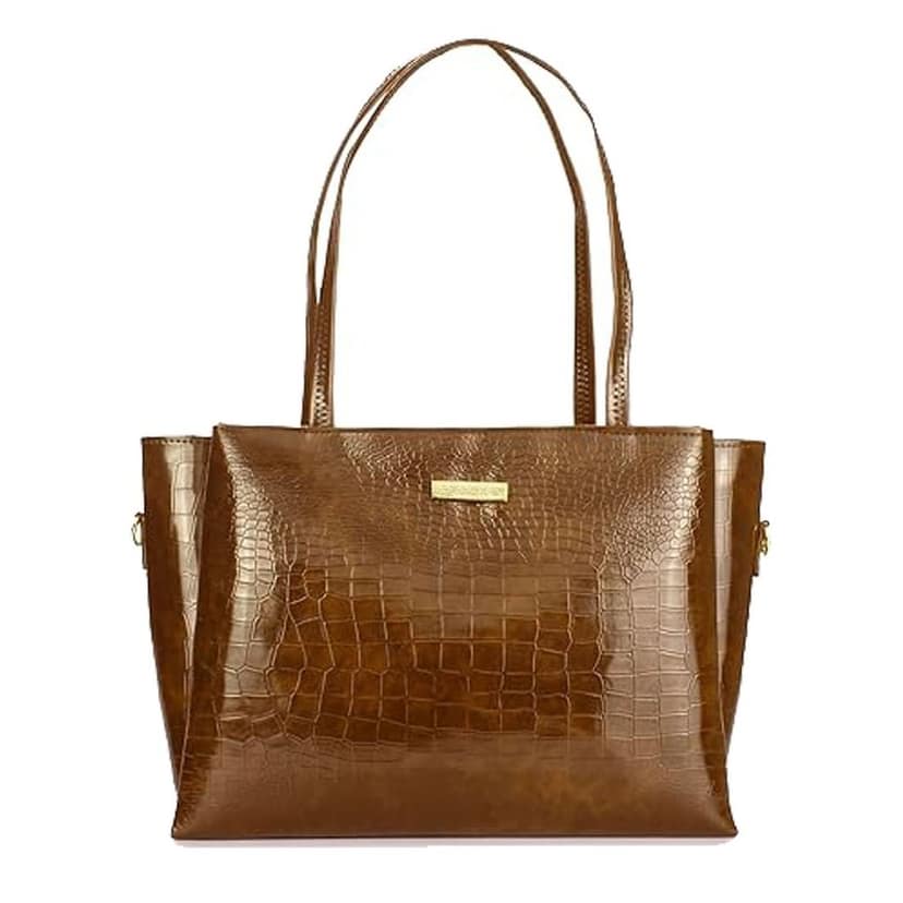Unleash Fierce Elegance with Croco bag view 3