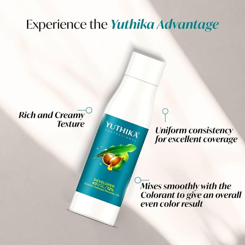 Yuthika Professional Developer for Hair Color 40 Volume (12%) 250ml view 4