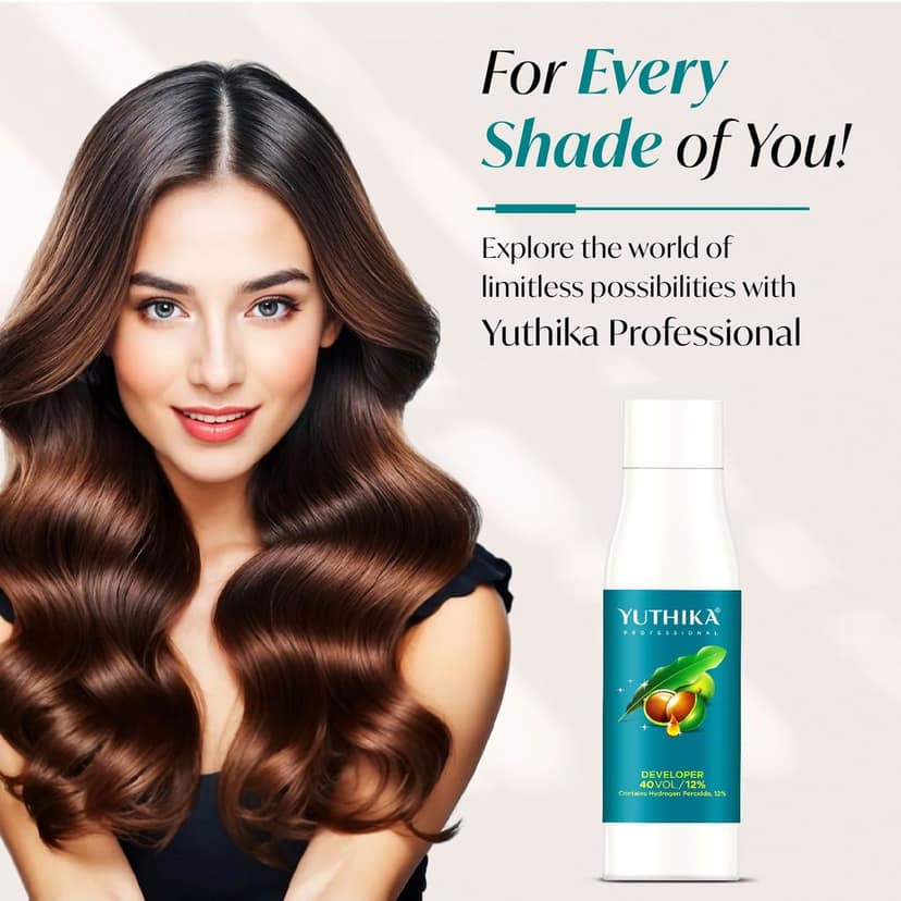 Yuthika Professional Developer for Hair Color 40 Volume (12%) 250ml view 7