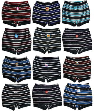 MRB Pack of 12 Boys Cotton Blend Briefs ( Multicolor )