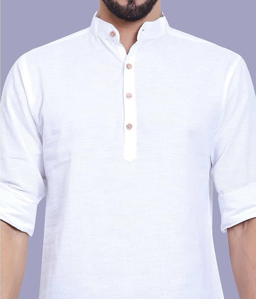 TrendiVastra - White 100% Cotton Slim Fit Men's Casual Shirt ( Pack of 1 ) view 2