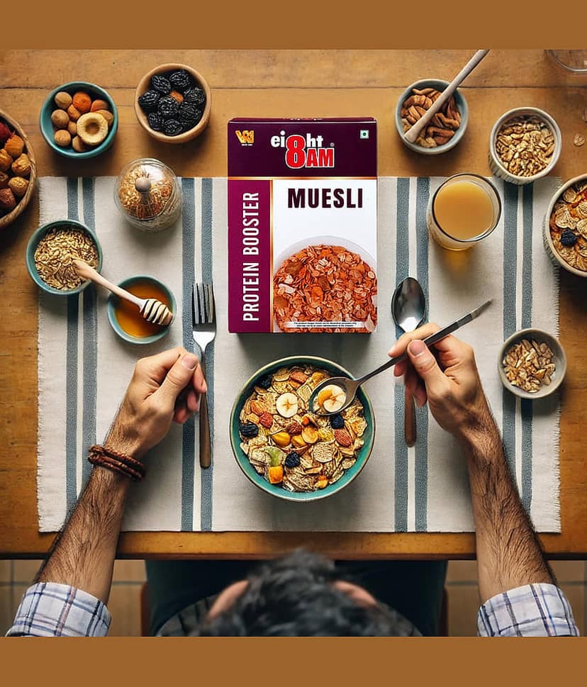 8AM Protein Booster Muesli 425 gm view 5