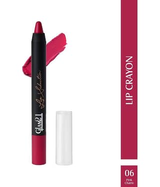 Glam21 Lip Seduction Non- Transfer Crayon Lipstick With Creamy Matte Formula 2.8gm Light Maroon-04