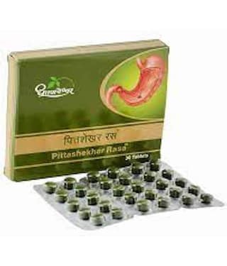 Dhootpapeshwar DHOOTPAPESHWAR PITTASHEKHAR RASA 30 TABS