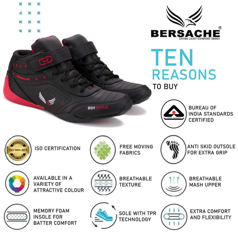 Bersache Premium Sports ,walking,Gym,cricket, Trending Running Shoes For Men's view 7