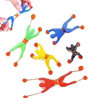 Royals 1-Pack(5pc) of Wall Climbing/Climber Toy Rolling Man For Kids Stretchy Sticky Novelty Toy For Children Toys Gift
