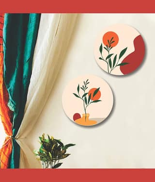 Saf Premium Floral wall hanging MDF Painting