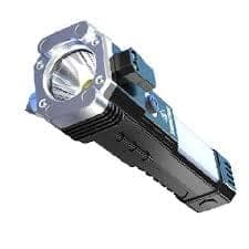 Rechargeable Hammer Torch Light 6 in 1 | 3W LED High Power Flashlight with Glass Breaker & Seat Belt Cutter | Long Range Beam, Water Resistant