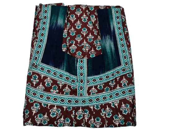 100% Cotton Printed Long Maxi Nighty/Night Gown For Women