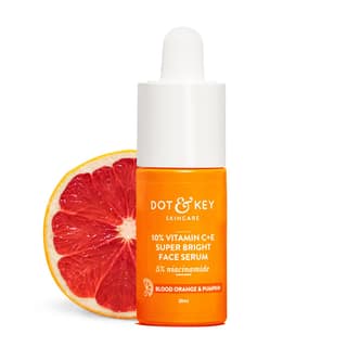 DOT & KEY 10% Vitamin C + E Serum with 5% Niacinamide,for Glowing Skin,Fades Dark Spots & Hyperpigmentation,Infused with Blood Orange & Pumpkin,Targets Dull & Uneven Skin,For All Skin Types,30ml DOT & KEY 10% Vitamin C + E Serum with 5% Niacinamide,for G