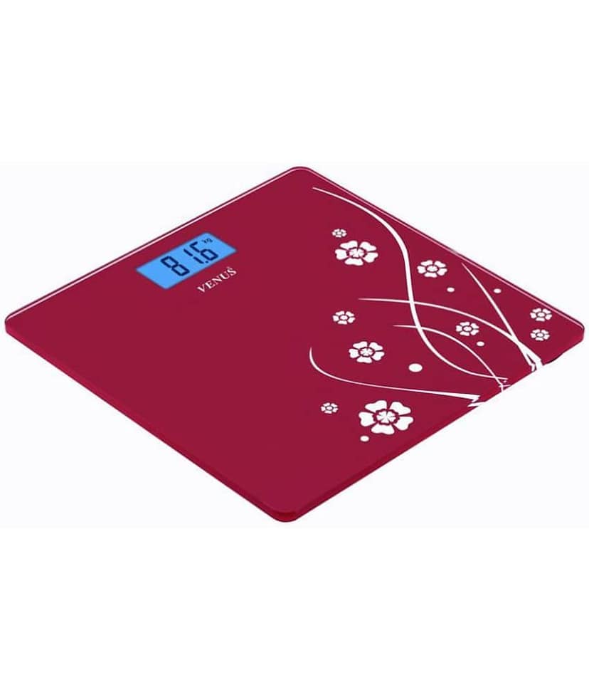 Venus Venus EPS-6399-Red-Digital Electronic Personal Body Health Fitness Check up Weighing Scale EPS-6399-Red Red view 2