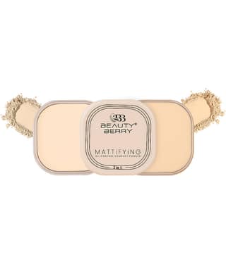 Beauty Berry Mattifying Oil Control Compact Powder 2 in 1 - Natural 18g