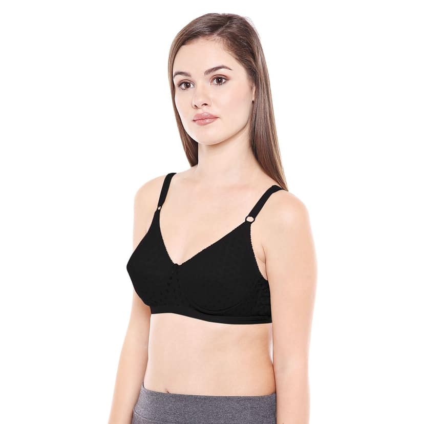 Bodycare Women Cotton Full Coverage Padded Regular Bra Pack - 2 E1576BB view 4