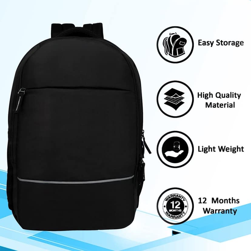 LOOKMUSTER Laptop Backpack/?Office Bag with Laptop Paded/Collage Bag For Boy's&Girls __ Color-Grey view 8