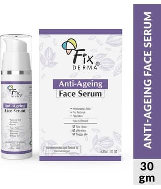 Fixderma Hyaluronic Acid Anti Ageing Face Serum with Pro Retinol for Fine Lines & Wrinkle (30 g)