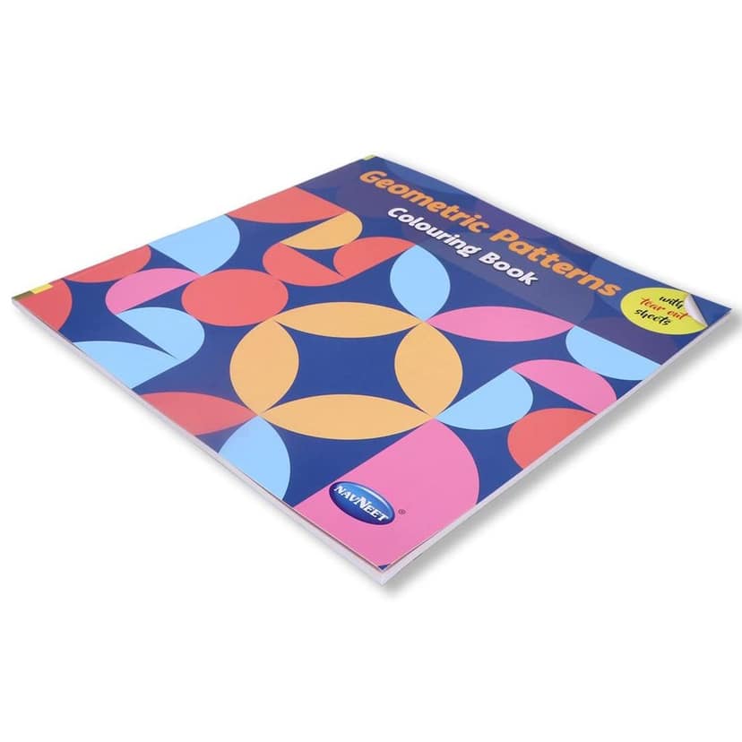 Navneet Geometric Pattern Colouring Book for Beginners and Adults [Perfect Paperback] Navneet Education Limited view 3