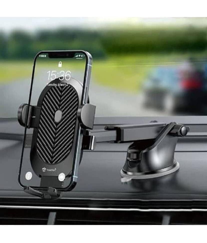 Tantra - Black Single Clamp Car Mobile Holder view 2
