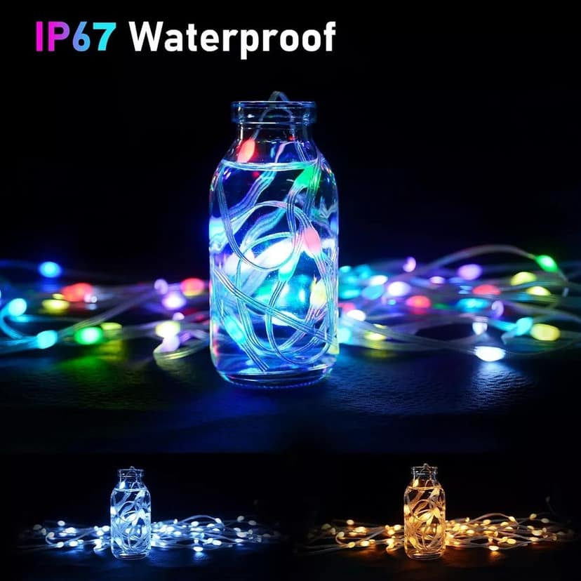 USB RGB LED Festival String Light Series with Remote for Home Decor (1 Pc) view 2