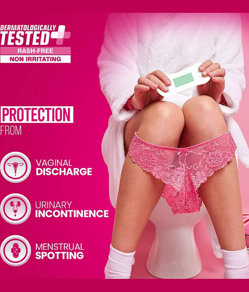 Everteen Daily Panty Liners with Antibacterial Strip for Women - 2 Packs (30pcs Each) 60 Panty Liners Pack of 2 view 2