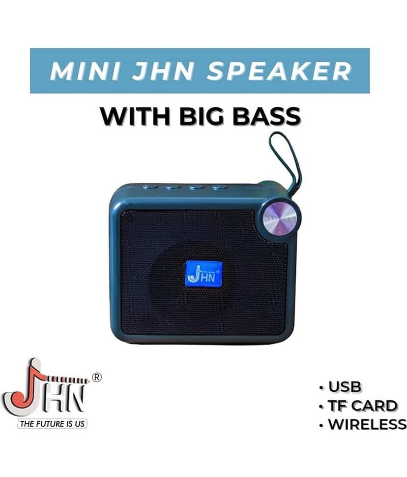 jhn JHN 212 5 W Bluetooth Speaker Bluetooth V 5.1 with USB,SD card Slot Playback Time 4 hrs Green view 2