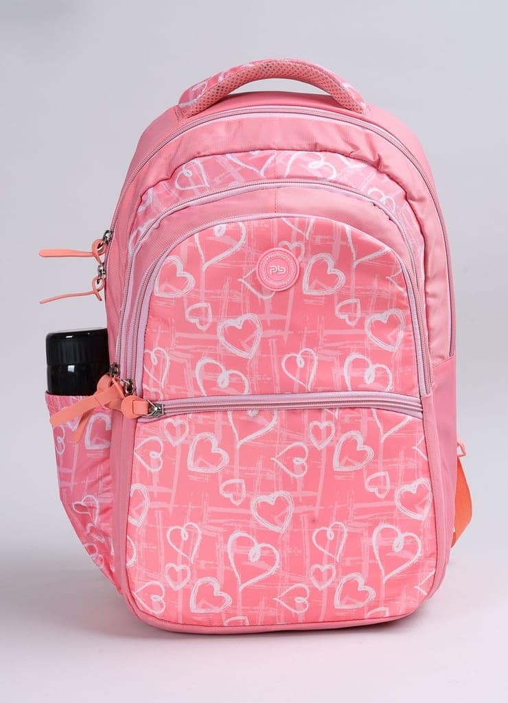 PB Pearlbags Polyester Water Resistant Casual Backpack With Laptop Sleeve For School,college & Office For Boys and Girls,Men & Women