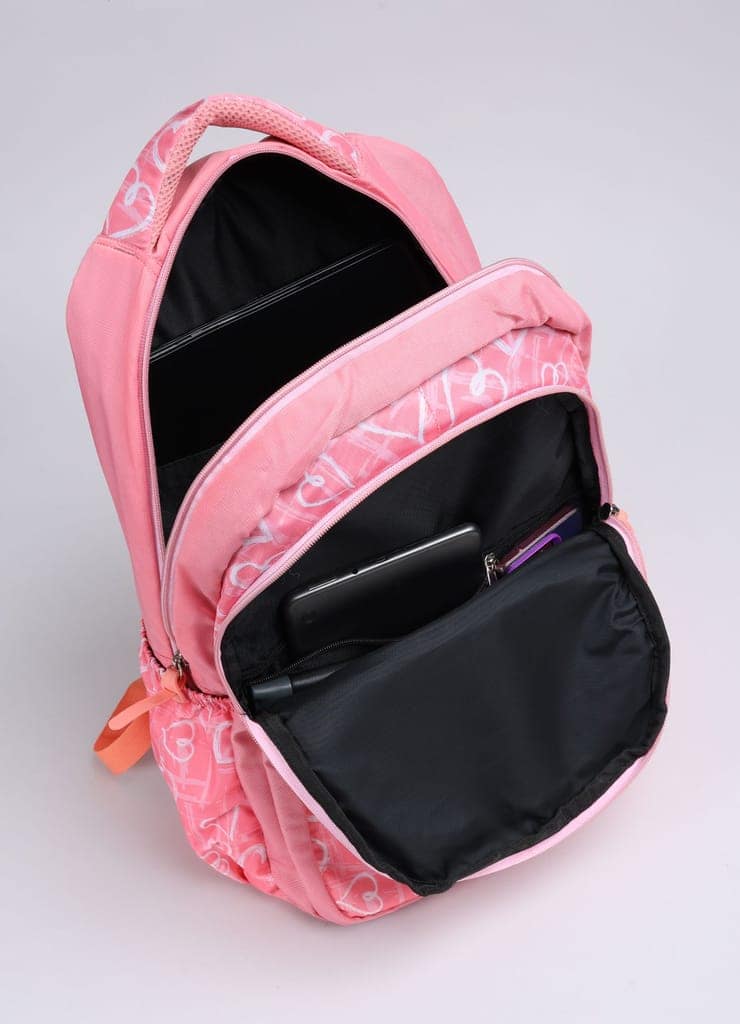 PB Pearlbags Polyester Water Resistant Casual Backpack With Laptop Sleeve For School,college & Office For Boys and Girls,Men & Women view 2