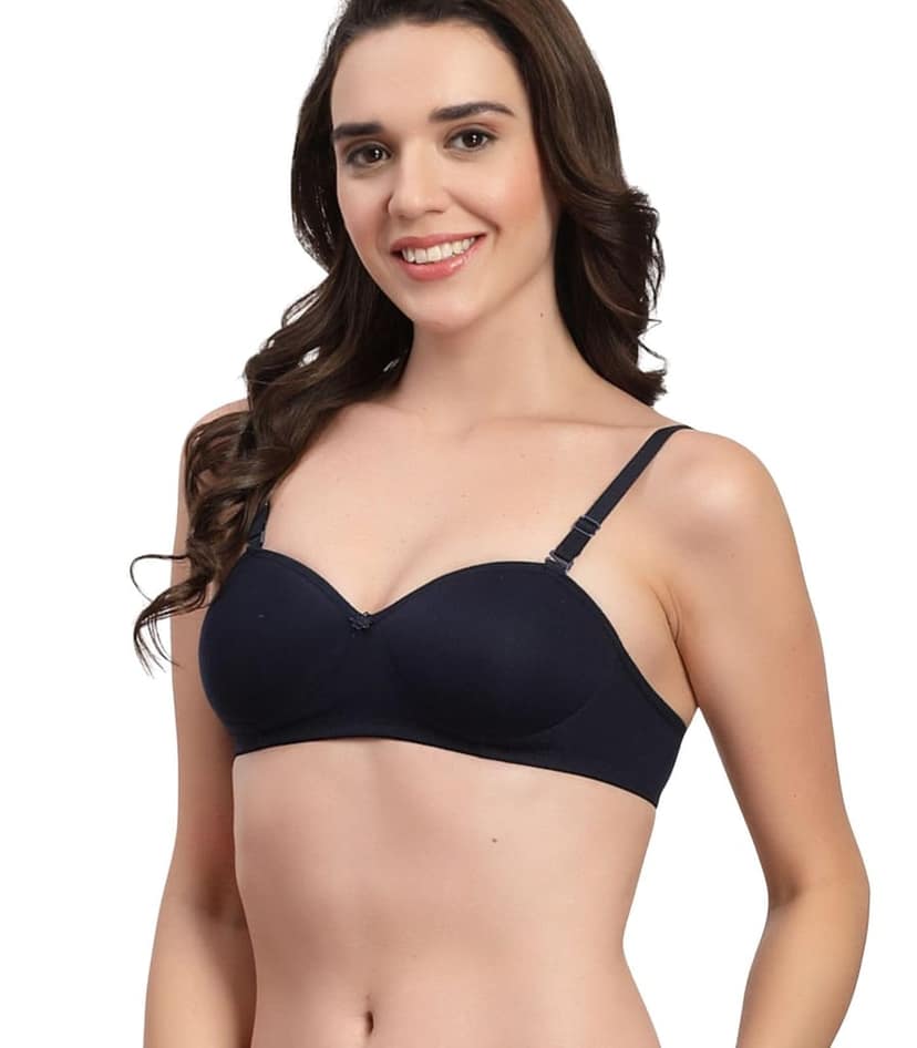 ADORNSTAR Women's Cotton Light Padded Full Coverage Bra