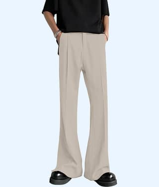 FTX Loose Men's Formal Trouser - Beige ( Pack of 1 )