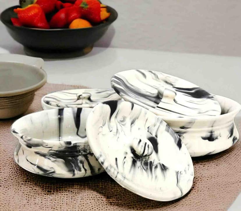 Marble Elegance Beige Handi Set of 3 view 2