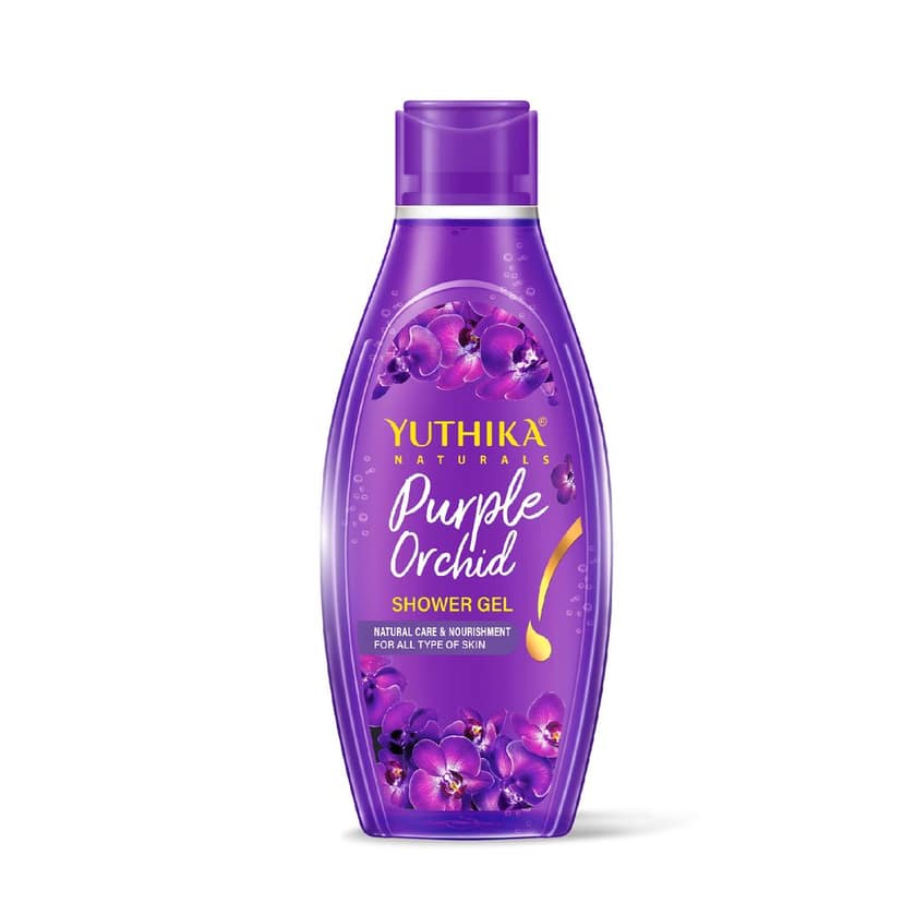 Yuthika Purple Orchid Body Wash Shower Gel for Women and Men 250ml, Gentle Cleanser for All Skin Types