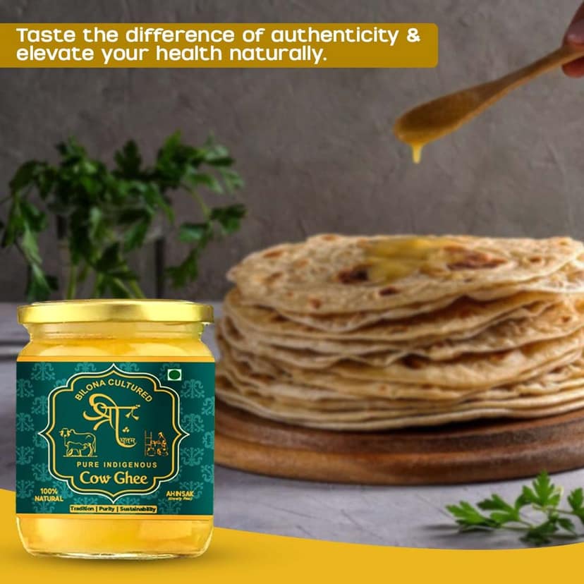 Pure Desi Cow Bilona Ghee Shree Ghritam (250ml) view 7