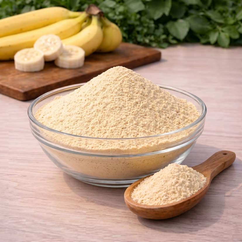 Dry banana powder view 3