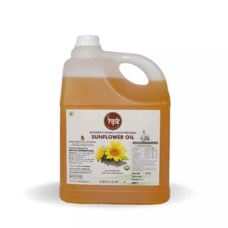 HPK Agro and Foods Sunflower Oil 5L – Pure Cold Pressed Cooking Oil