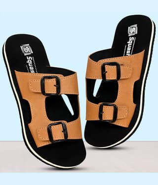 Squash Tan Men's Thong Flip Flop