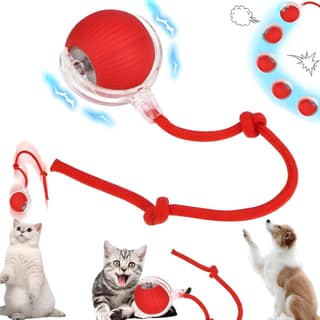 WUGO Interactive Pet Toys Ball – Smart Rolling LED Ball | Automatic & USB Rechargeable Motion Activated Pet Toy for Dogs, Cats, Kittens & Puppies | Exercise, Training & Fun (Original)