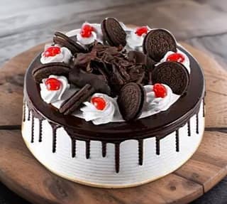 Eggless Black Forest Oreo Cake