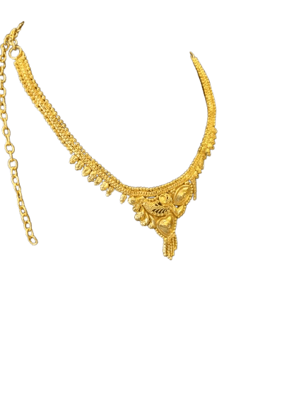 One Gram Gold Plated Traditional Indian Necklace view 2