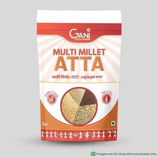 Gani Multi Millet Atta - Diabetic Friendly & Rich in Fiber- 1 Kg (pack of 3)