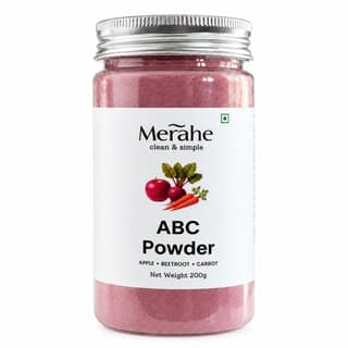ABC Powder 200g – Apple Beetroot Carrot Juice Superfood | Immunity, Skin Glow, Heart Health & Energy Booster | No Sugar, No Preservatives | Merahe